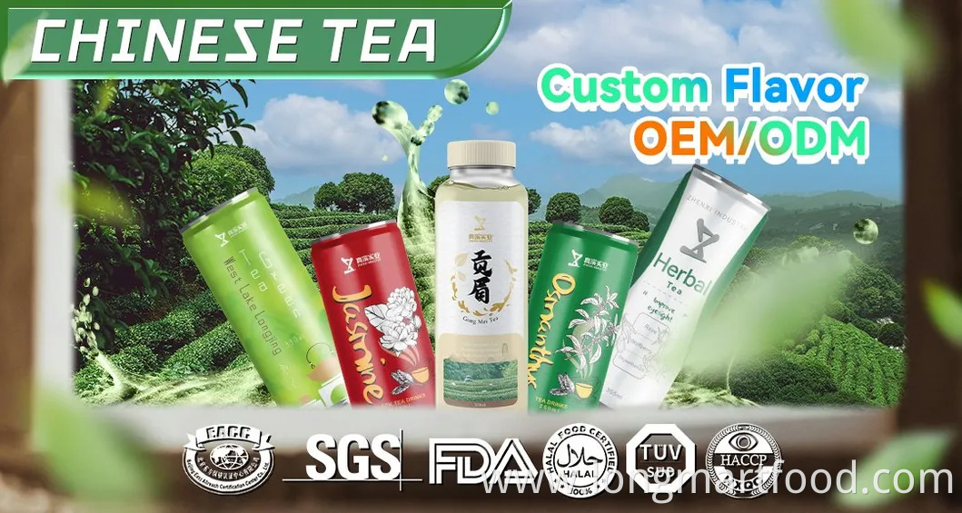 Low Fat 330ml Custom Aluminum Canned Jin Jun Mei Flavor Black Tea Custom Label Low Price Many Flavour Tea Drink in Can